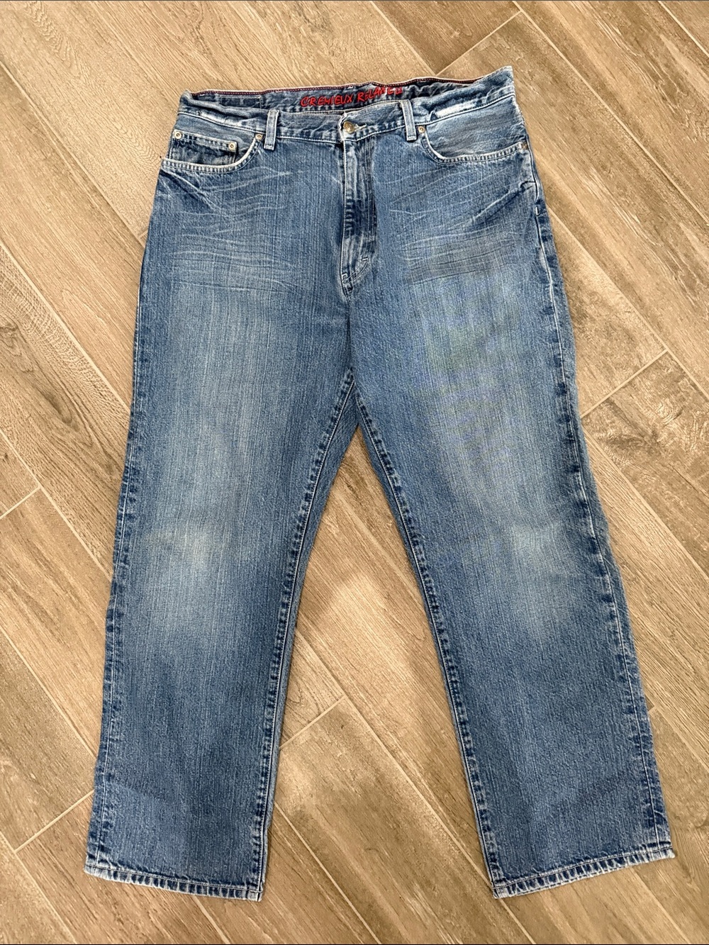 Daniel Cremieux Straight-Leg Light Blue Jeans
